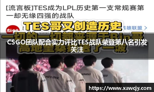 CSGO团队配合实力评比TES战队荣登第八名引发关注